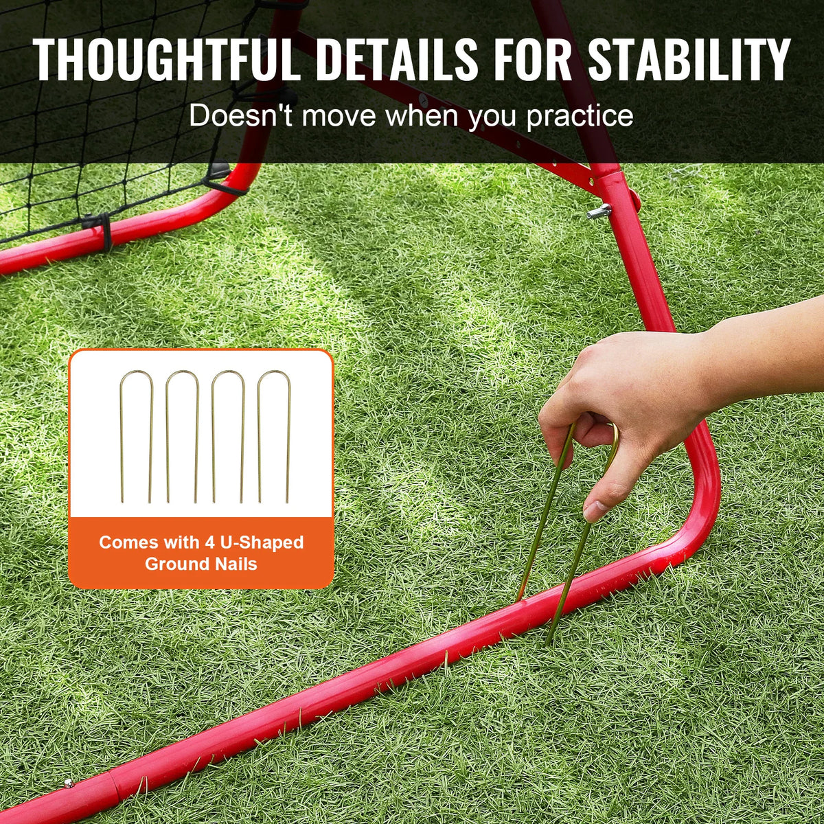 SucceBuy Soccer Rebounder Net Portable Training Equipment