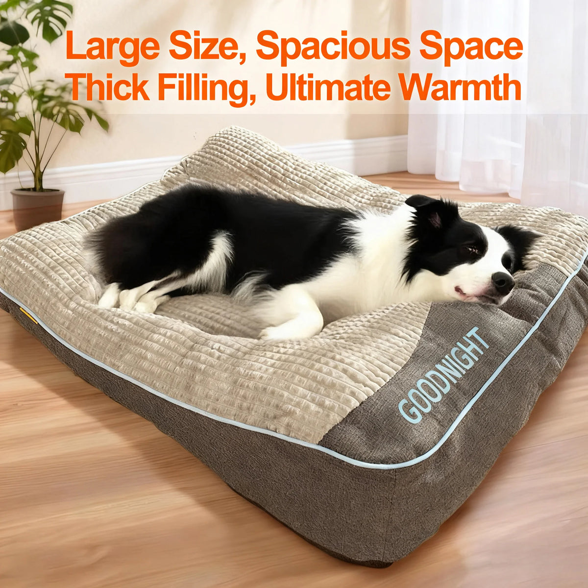 Extra Thickened Orthopedic Dog Bed For Large Dogs And Seniors