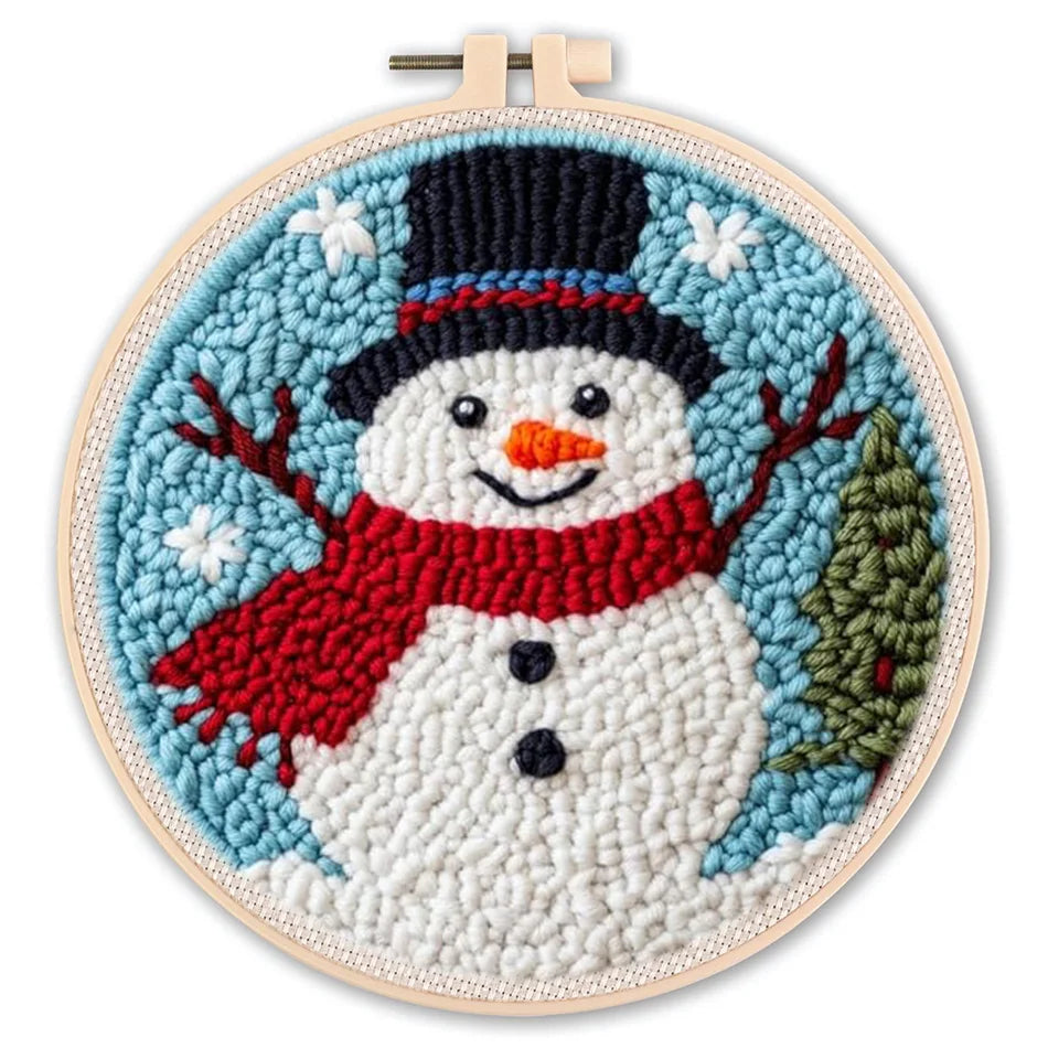 DIY Punch Needle Embroidery Starter Kit for Beginners Cartoon Animals