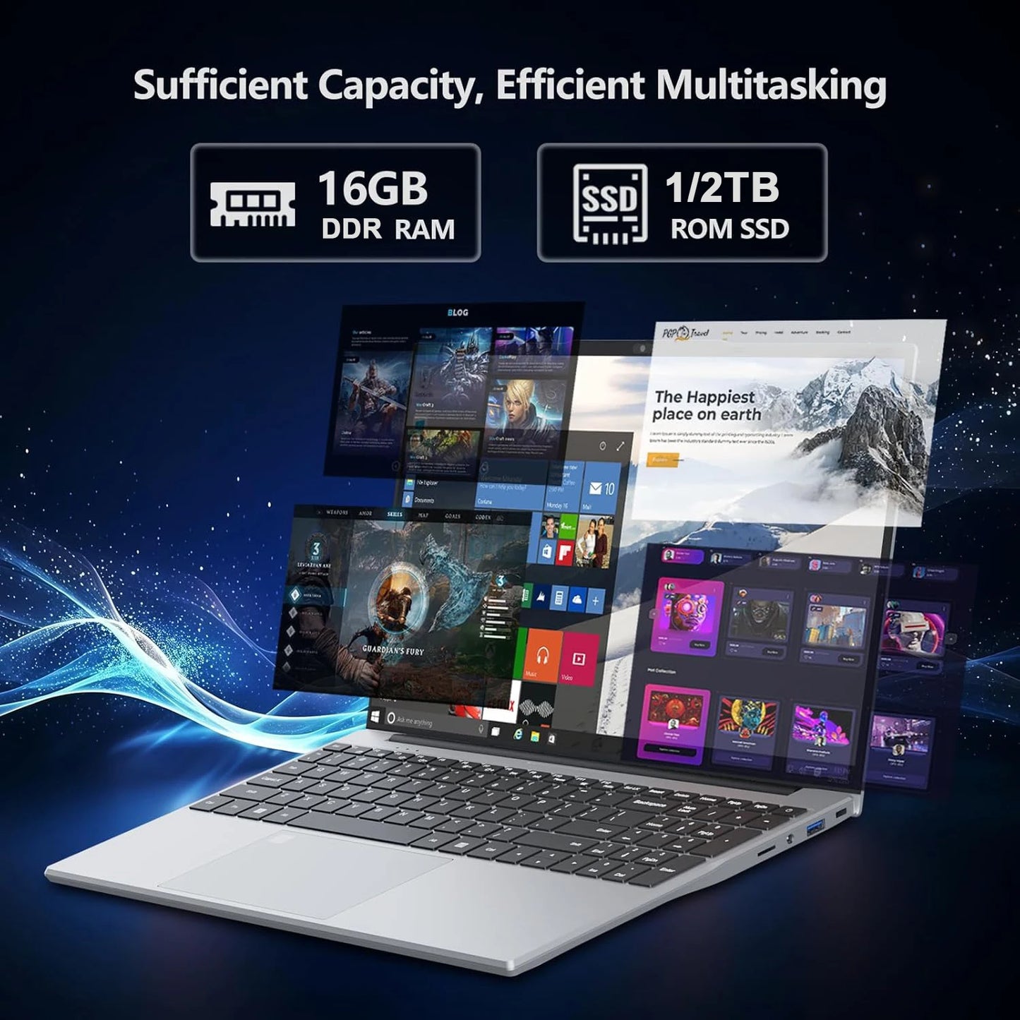 Core I9 Gaming Laptop Windows 11 SixteenGigabyte RAM 1TB SSD