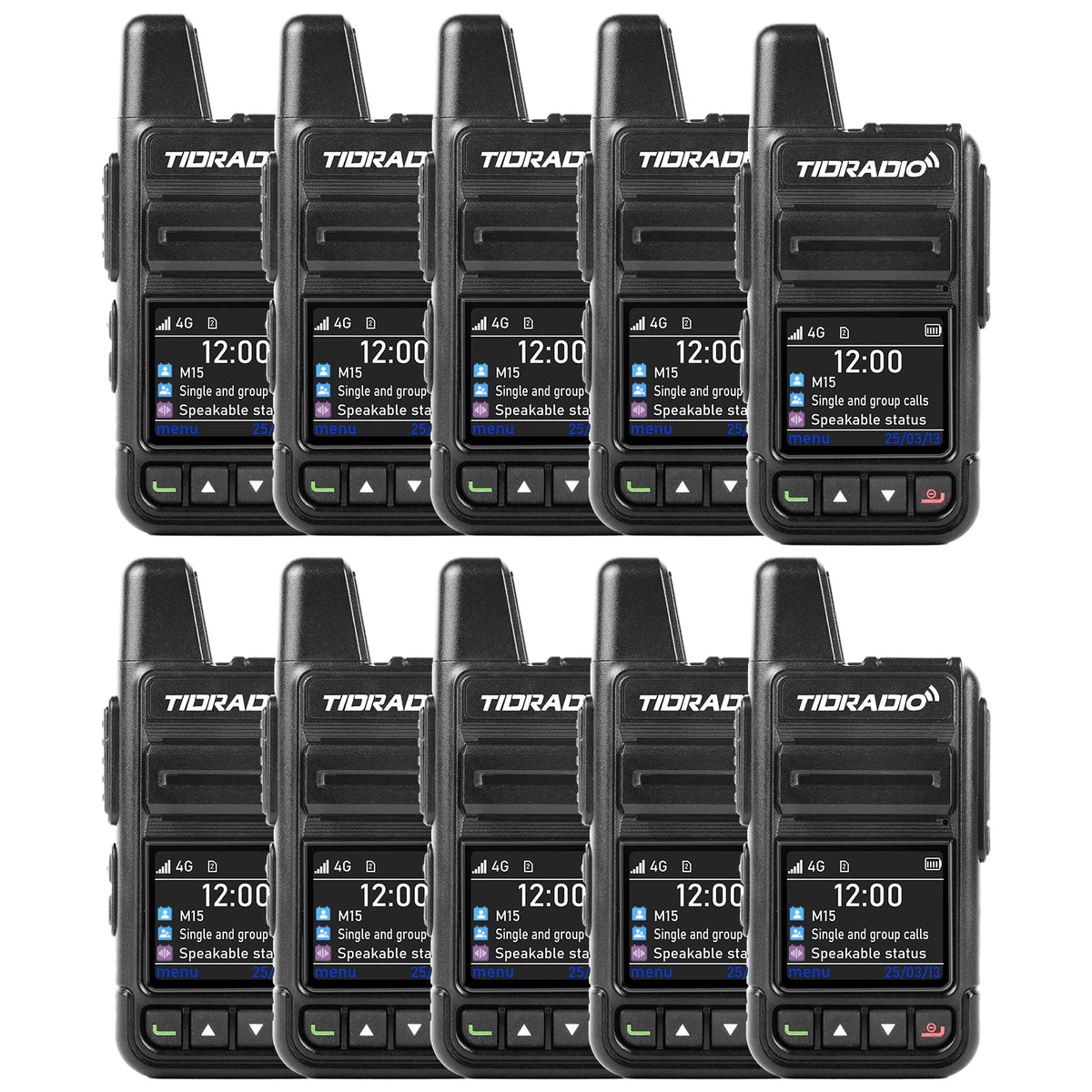 TIDRADIO M15 Long Range Walkie Talkie POC Radio App