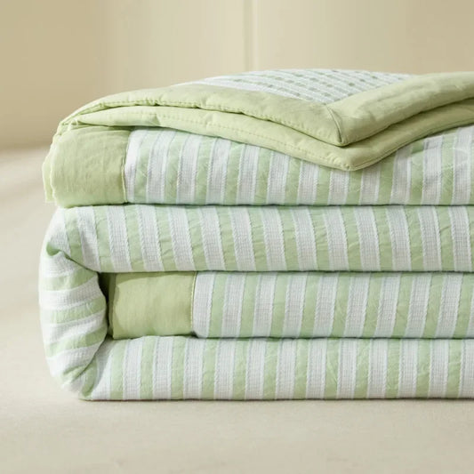 Jacquard Summer Quilt 100 Percent Cotton With Soya Fibre Filling