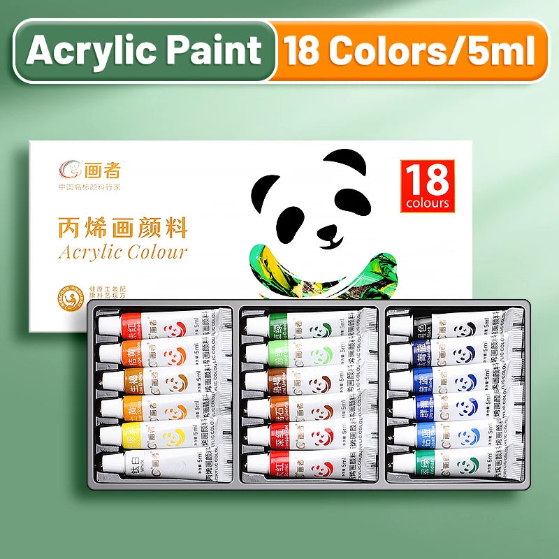 Waterproof Acrylic Paint Set for DIY Crafts and Art Projects