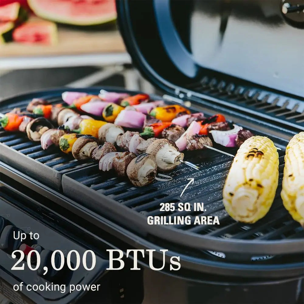 YTYIN RoadTrip 285 Portable Propane Grill 3 Burners 20000 BTU