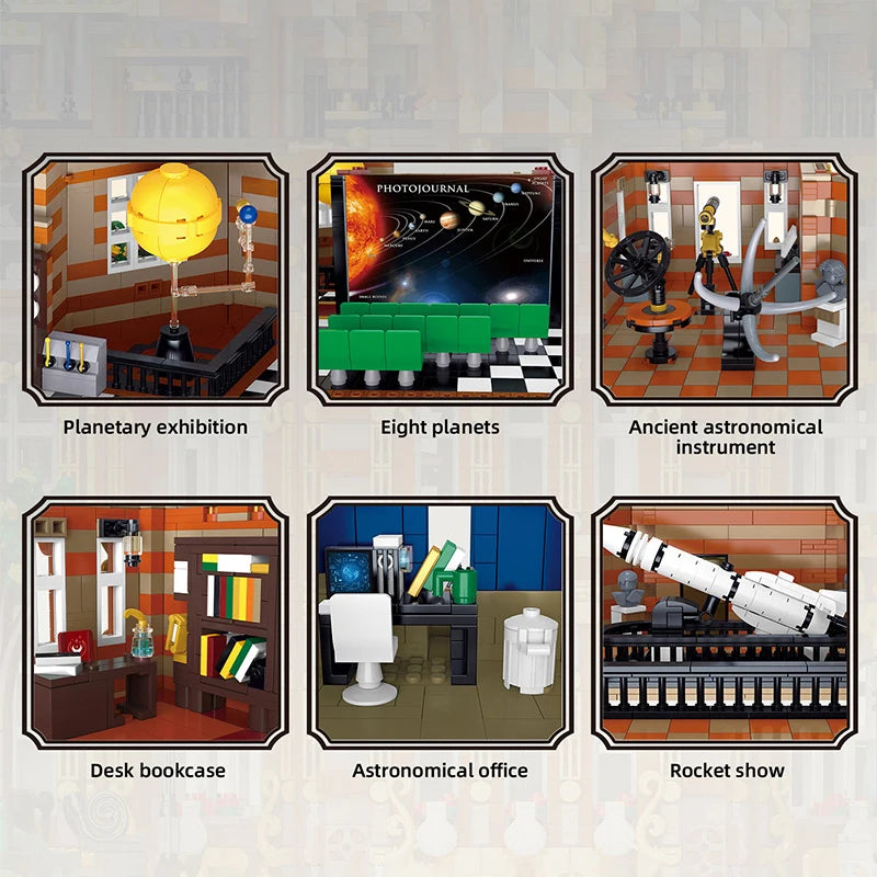 Astronomy Museum Blocks 14133 Pcs Creative Building Set