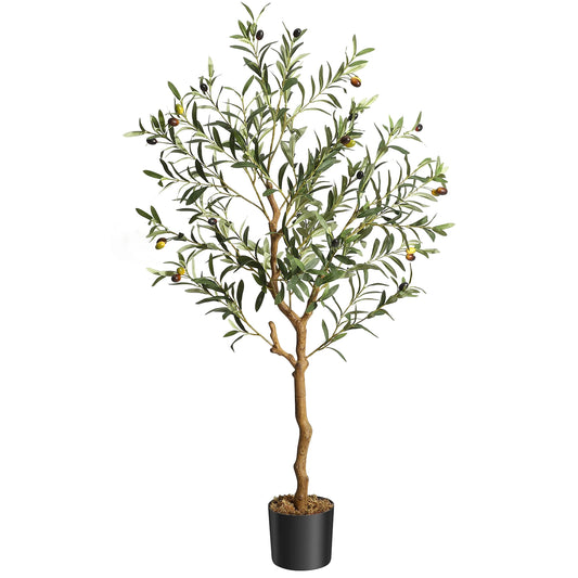 HiMISS Olive Tree Artificial Plant In Pot For Home Decor
