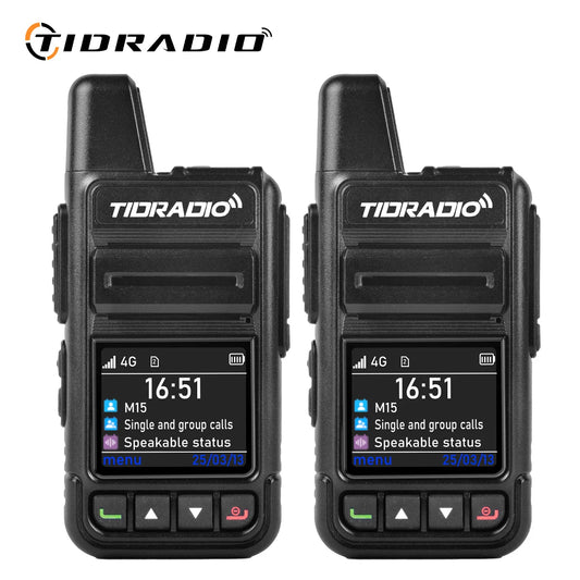 TIDRADIO M15 Long Range Walkie Talkie POC Radio App