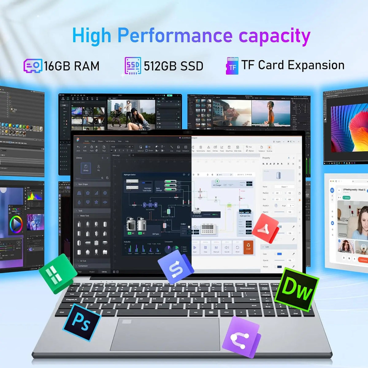 Xia Man Ultra Slim Notebook PC Intel Core I3 6100U