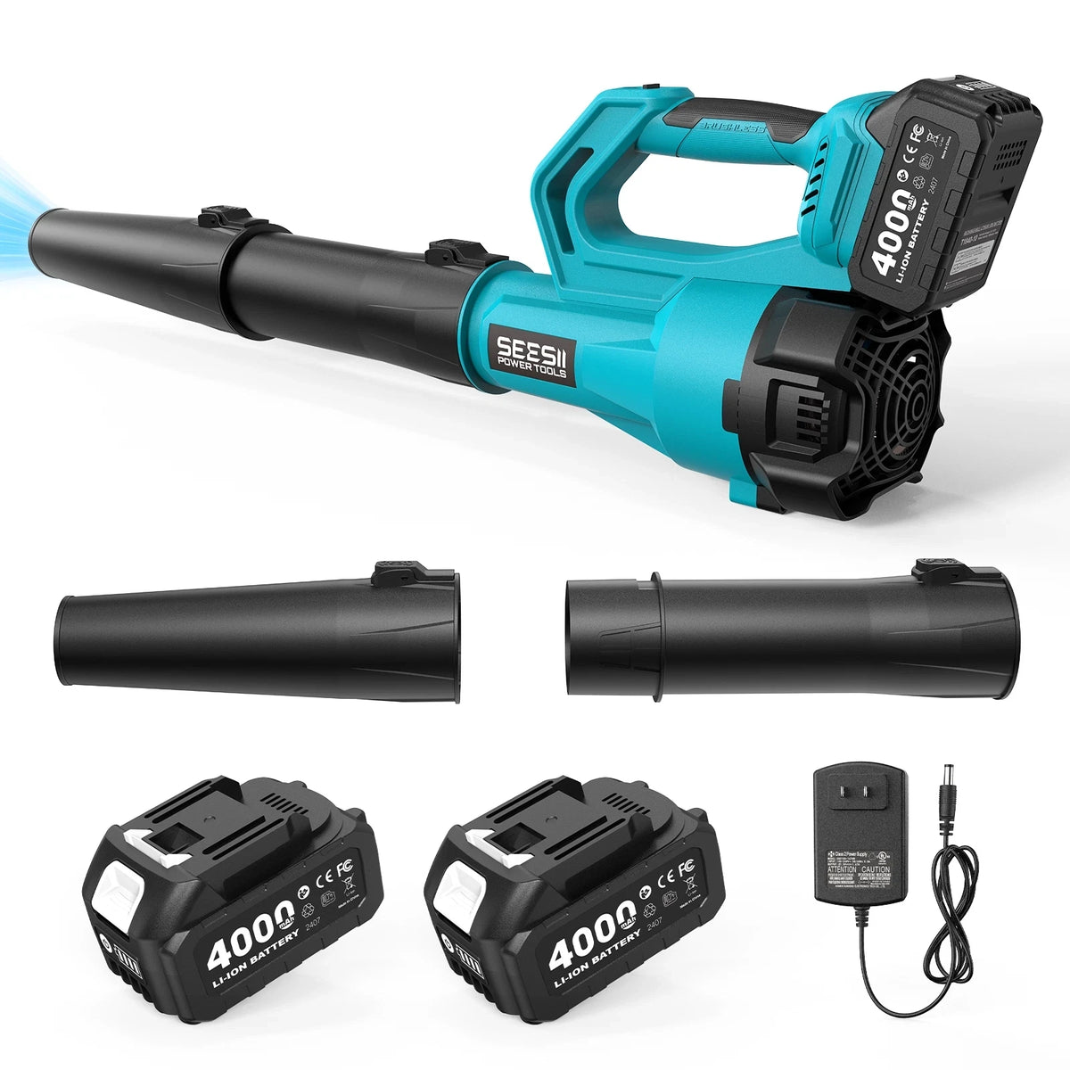 SeeSii 900000RPM Brushless Turbo Leaf Blower 780CFM For Makita 18V