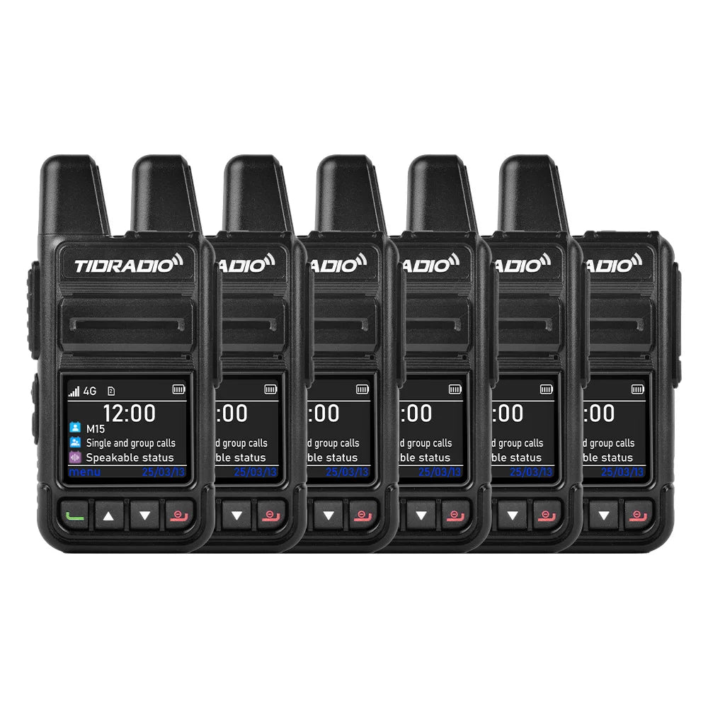 TIDRADIO M15 Long Range Walkie Talkie POC Radio App