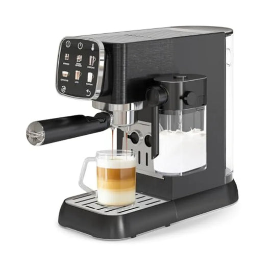 Iosn Compact 20 Bar Espresso Machine With Milk Frother