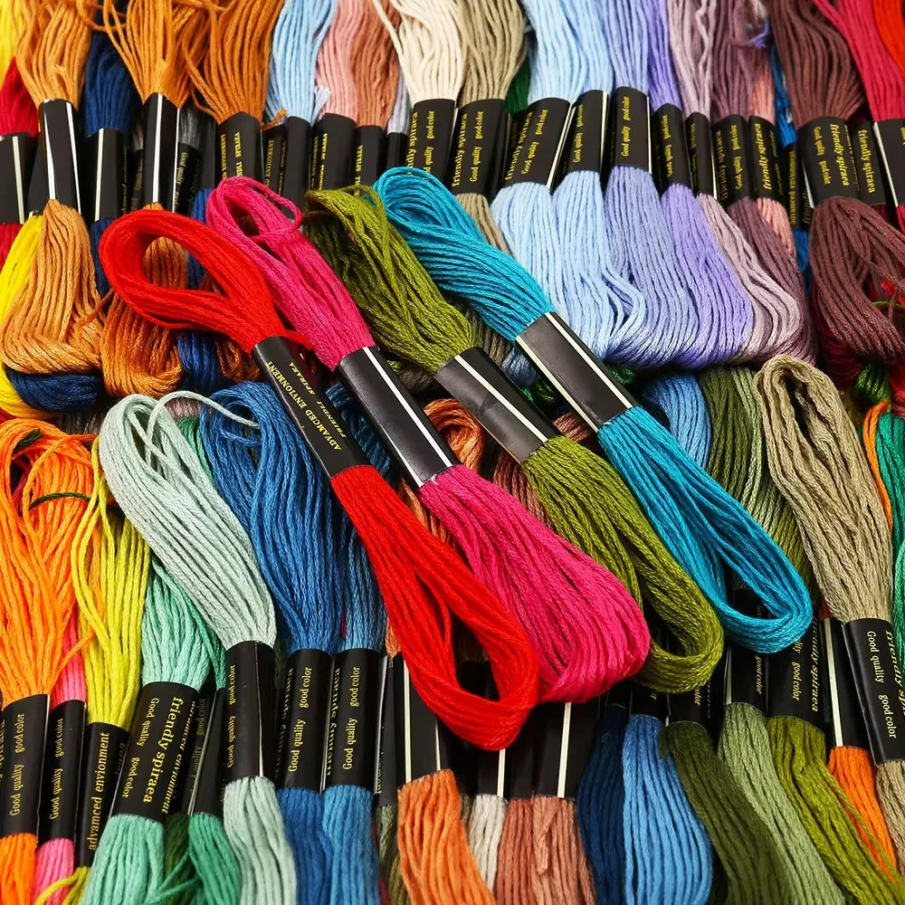 Embroidery Thread Skeins for Cross Stitch and DIY Sewing