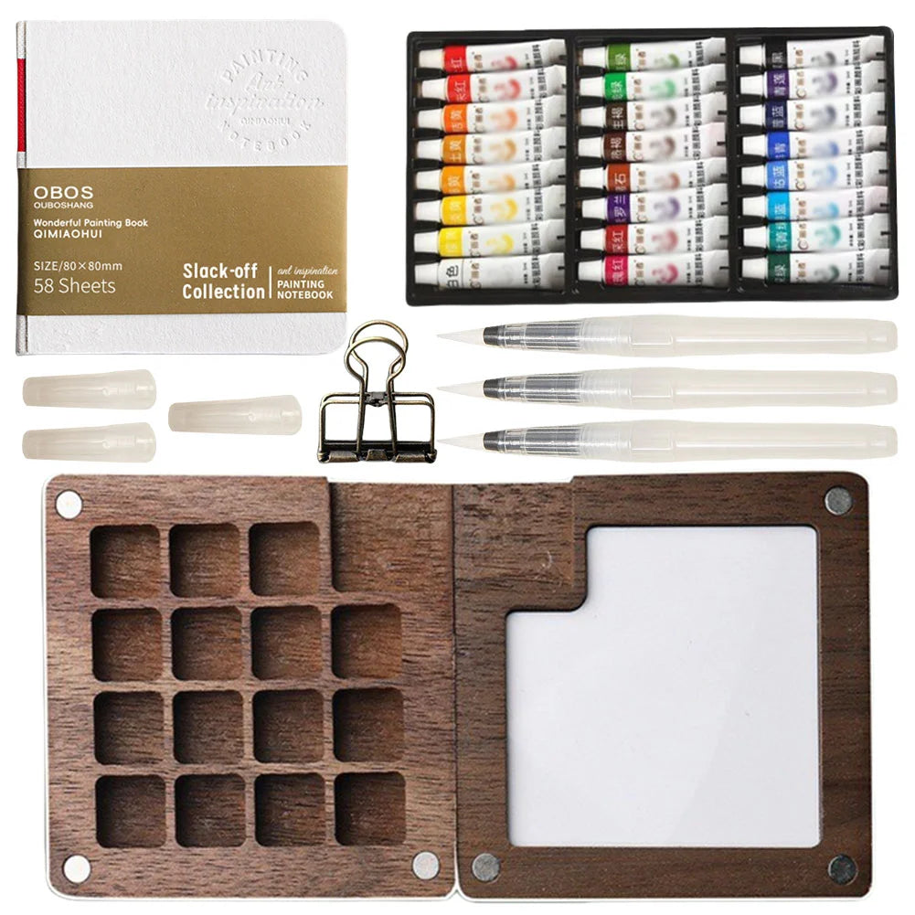 Pocket Artist Watercolor Set Portable Mini Paint Kit