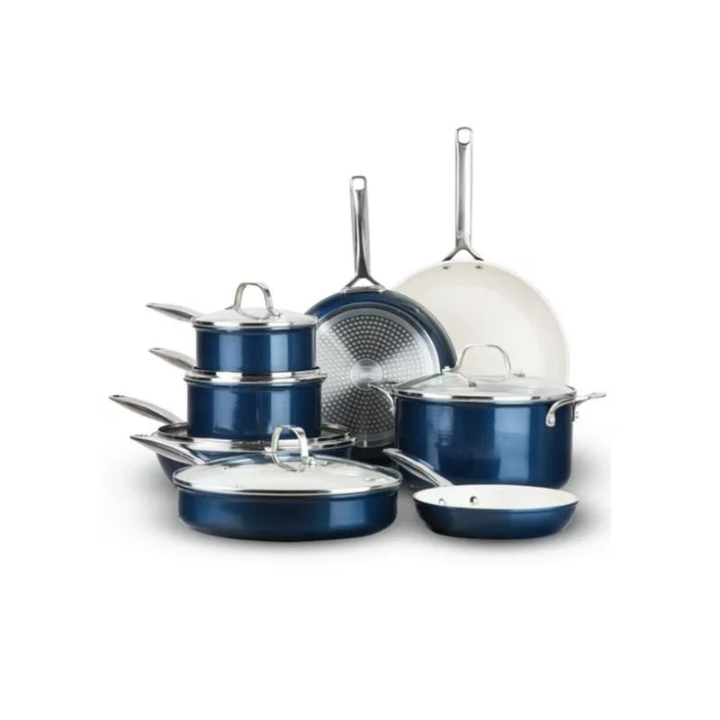 BARUIQE Ceramic Nonstick Pots And Pans Set Induction Ready