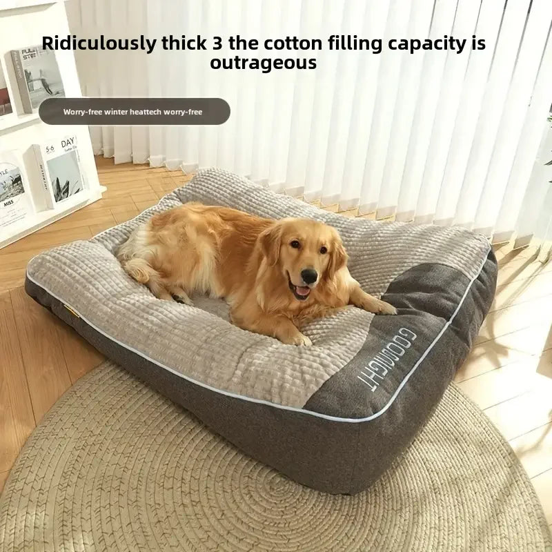 Extra Thickened Orthopedic Dog Bed For Large Dogs And Seniors