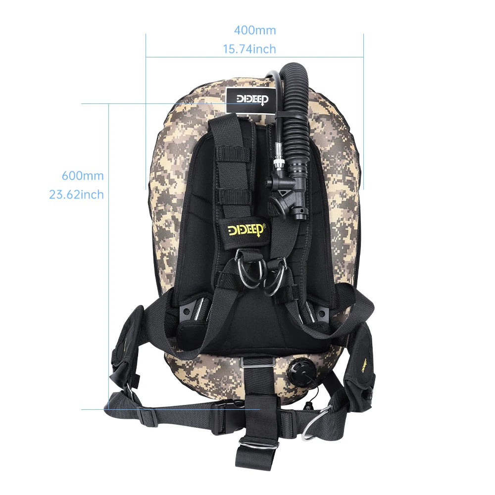 DIDEEP Buoyancy Control Device BCD Donut Design For Scuba Diving