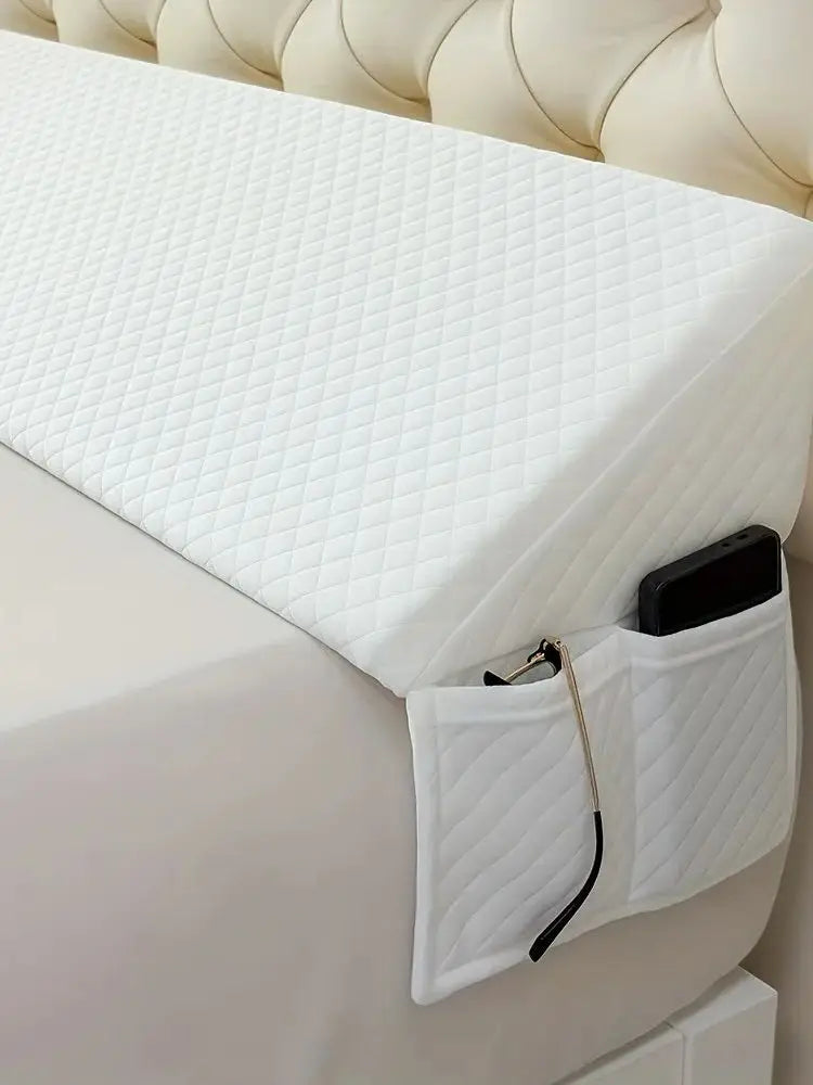 Bed Wedge Pillow Adjustable for Headboard and Snoring Relief