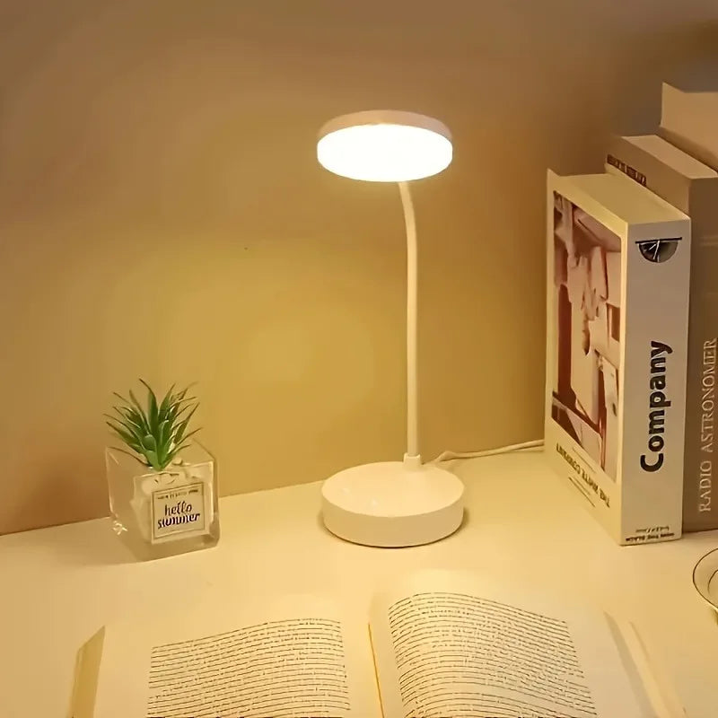 Flexible LED Desk Lamp With Dimmable USB Power Home Office
