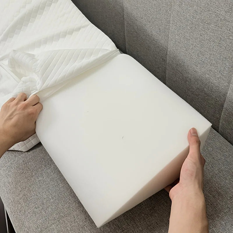 Bed Wedge Pillow Adjustable for Headboard and Snoring Relief