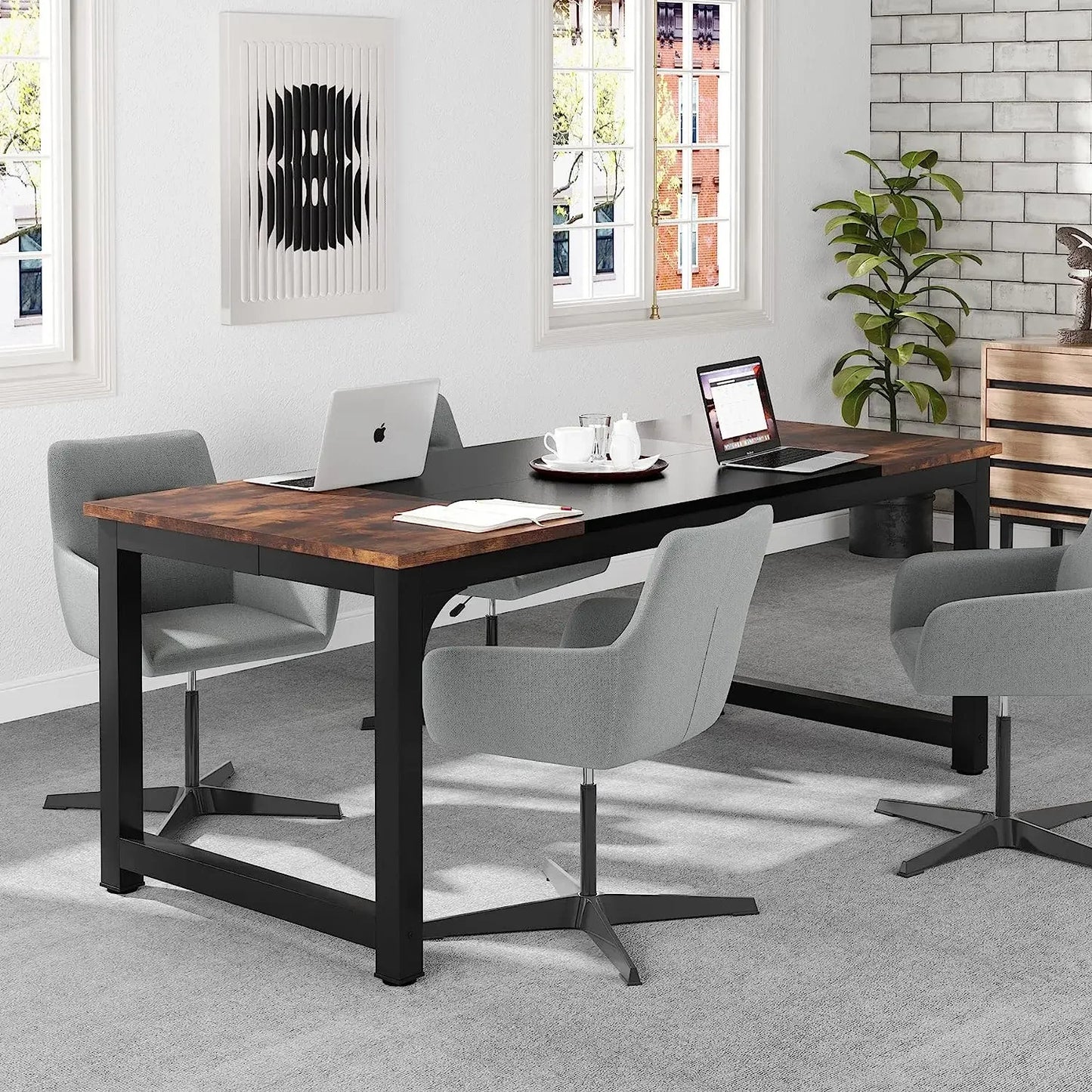 Tribesigns Modern Computer Desk For Home Office Study