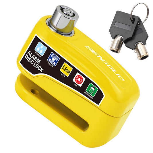 APWIKOGER Motorcycle Alarm Disc Lock With Keys Anti Theft