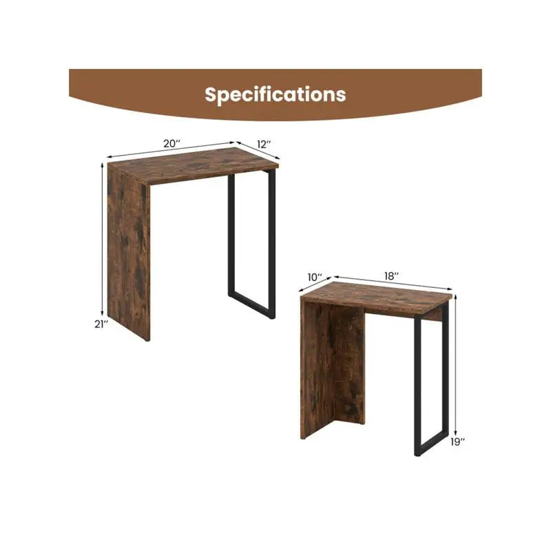 2-In-1 Coffee And End Table Set For Modern Living Rooms