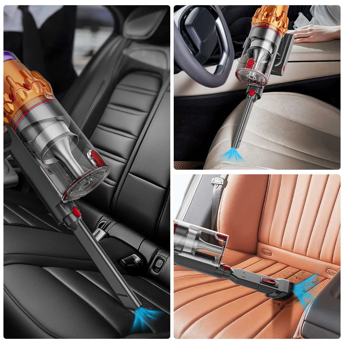 E.LUO Wireless Handheld Vacuum Cleaner With Brushless Motor LED Display