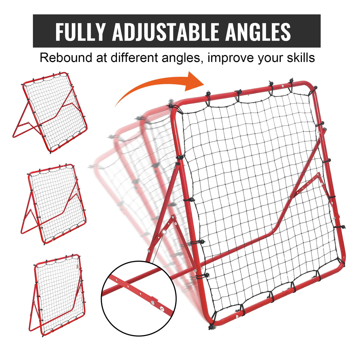 SucceBuy Soccer Rebounder Net Portable Training Equipment