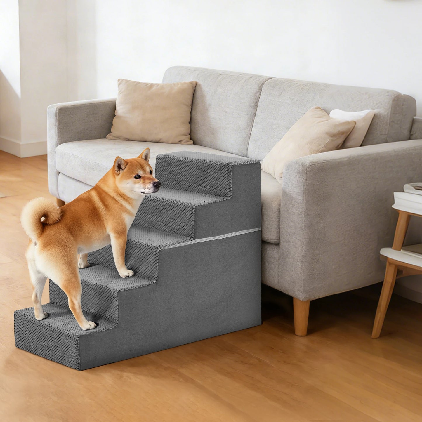 JHK Foam Dog Stairs Ramp Three To Five Steps Professional