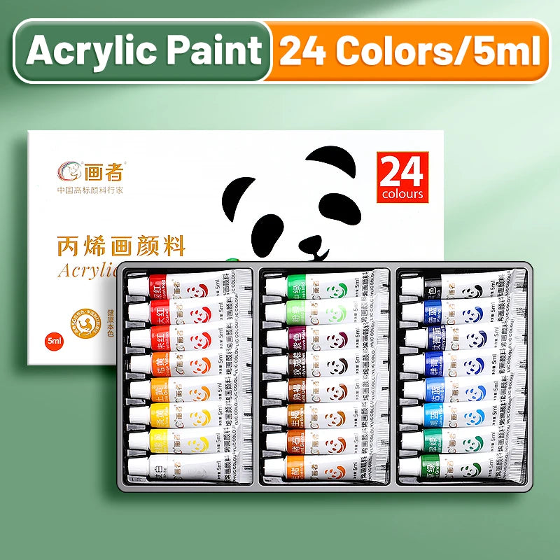 Waterproof Acrylic Paint Set for DIY Crafts and Art Projects