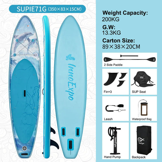 InnoExpo Inflatable Stand Up Paddle Board With Accessories