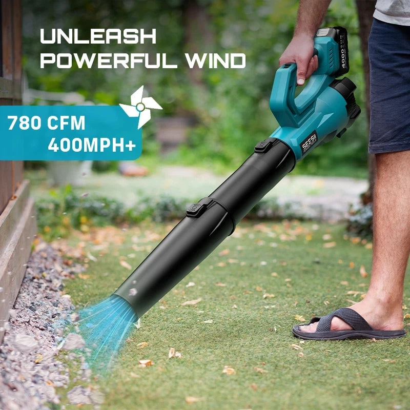 SeeSii 900000RPM Brushless Turbo Leaf Blower 780CFM For Makita 18V