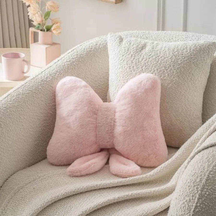 Butterfly Shaped Bow Pillow Decor For Bed And Sofa