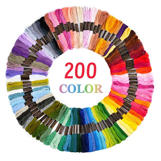 Embroidery Thread Skeins for Cross Stitch and DIY Sewing