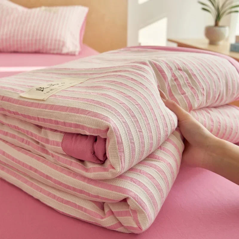 Jacquard Summer Quilt 100 Percent Cotton With Soya Fibre Filling