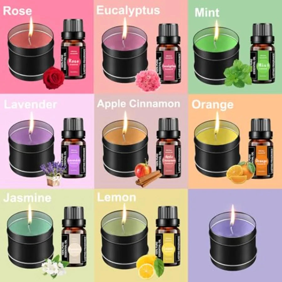 Complete Candle Making Kit With Wax Melter And Supplies