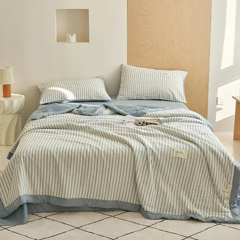 Jacquard Summer Quilt 100 Percent Cotton With Soya Fibre Filling