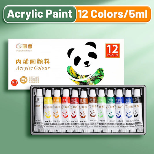 Waterproof Acrylic Paint Set for DIY Crafts and Art Projects