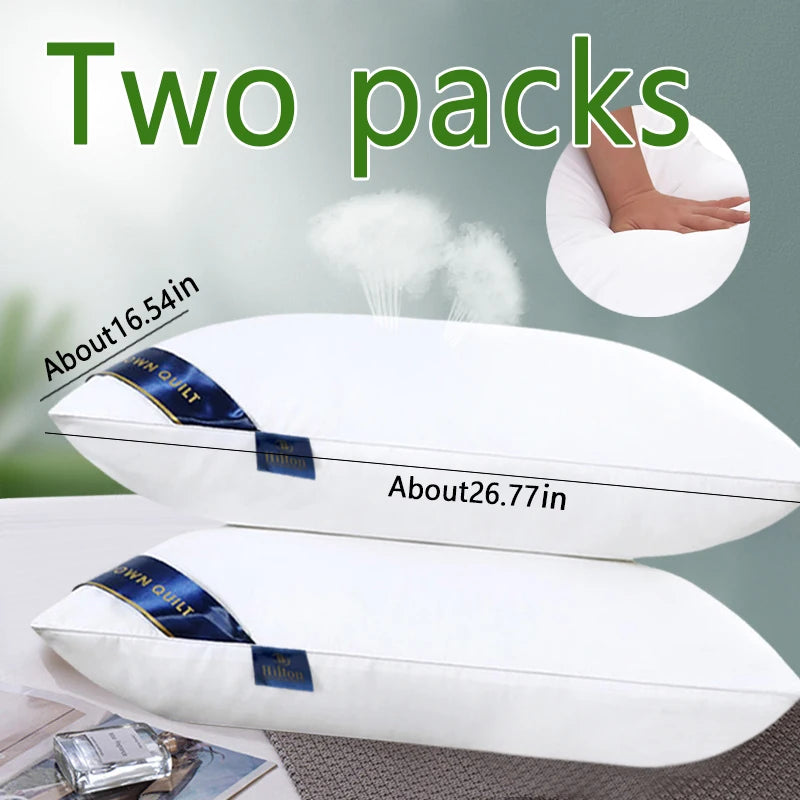Memory Foam Pillow With Cotton Cover For Luxury Hotel Comfort