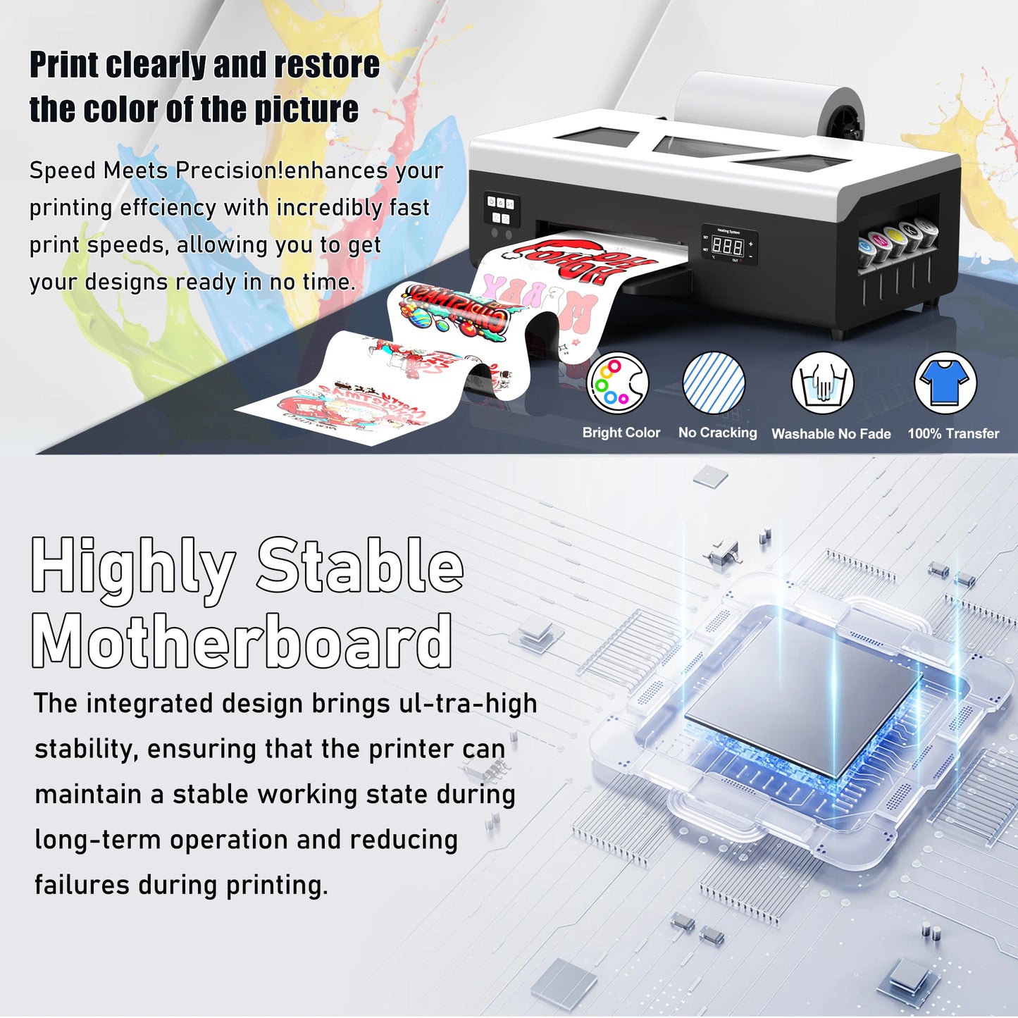 Jetvinner A4 DTF Printer For Epson L805 Direct To Film
