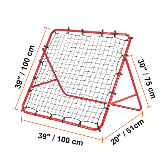 SucceBuy Soccer Rebounder Net Portable Training Equipment