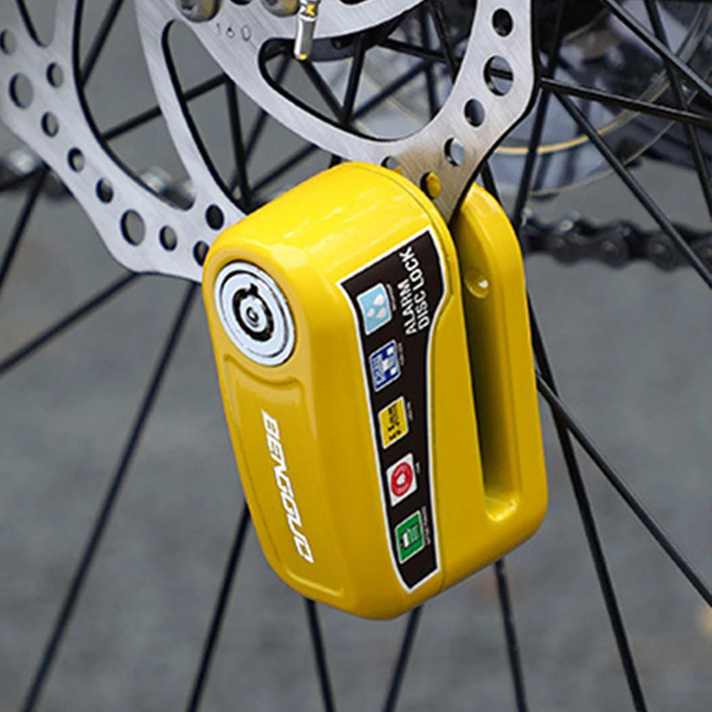 APWIKOGER Motorcycle Alarm Disc Lock With Keys Anti Theft