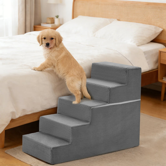 JHK Foam Dog Stairs Ramp Three To Five Steps Professional