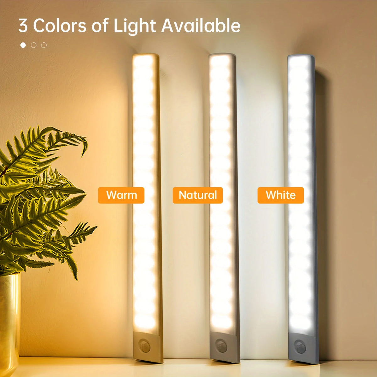 Pzsunly LED Night Light With Motion Sensor Wireless Rechargeable