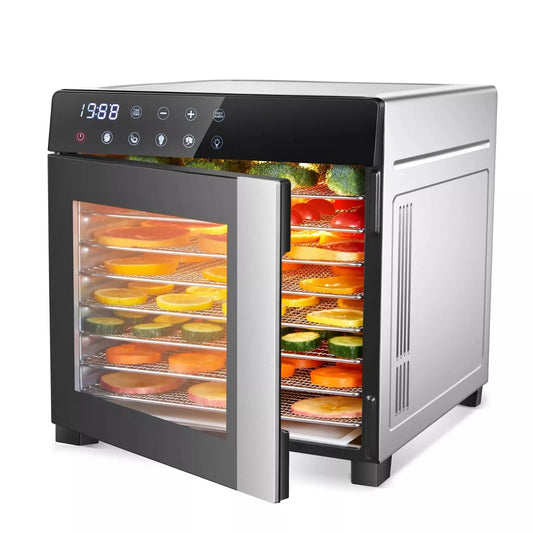 SNDOAS 8-Tray Stainless Steel Food Dehydrator 600W