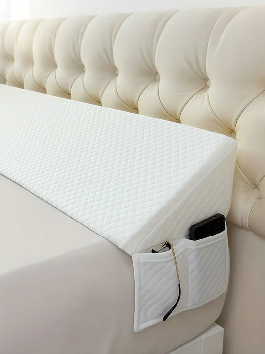 Bed Wedge Pillow Adjustable for Headboard and Snoring Relief