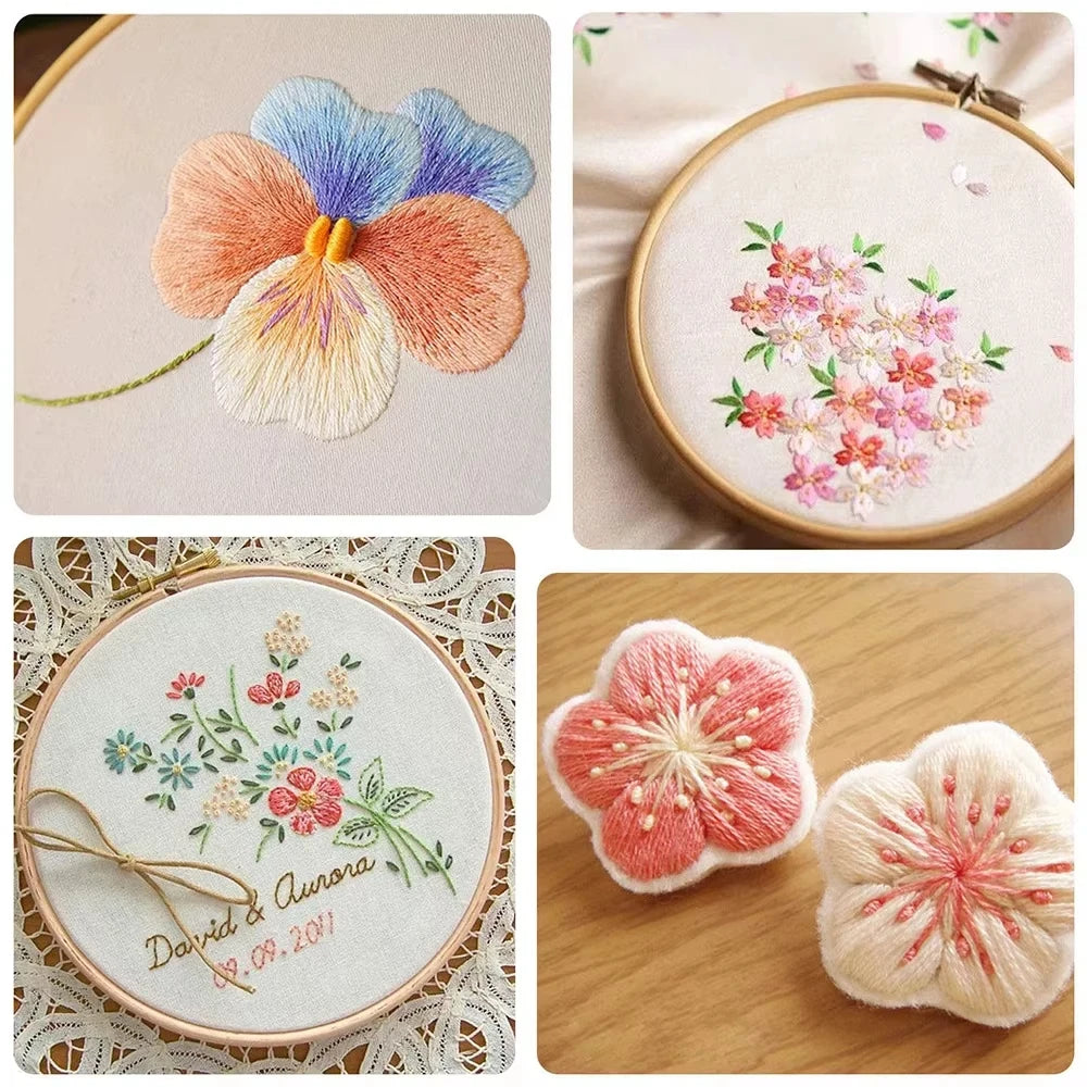 Embroidery Thread Skeins for Cross Stitch and DIY Sewing