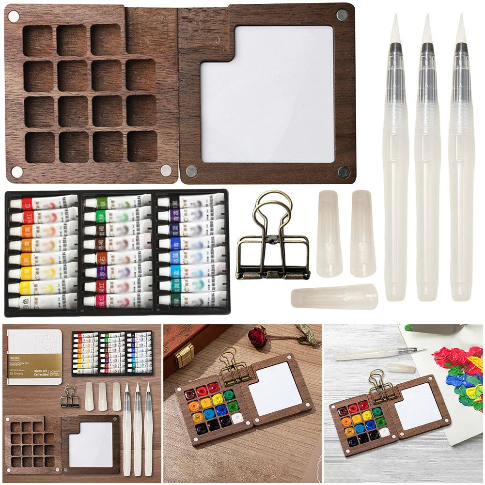 Pocket Artist Watercolor Set Portable Mini Paint Kit