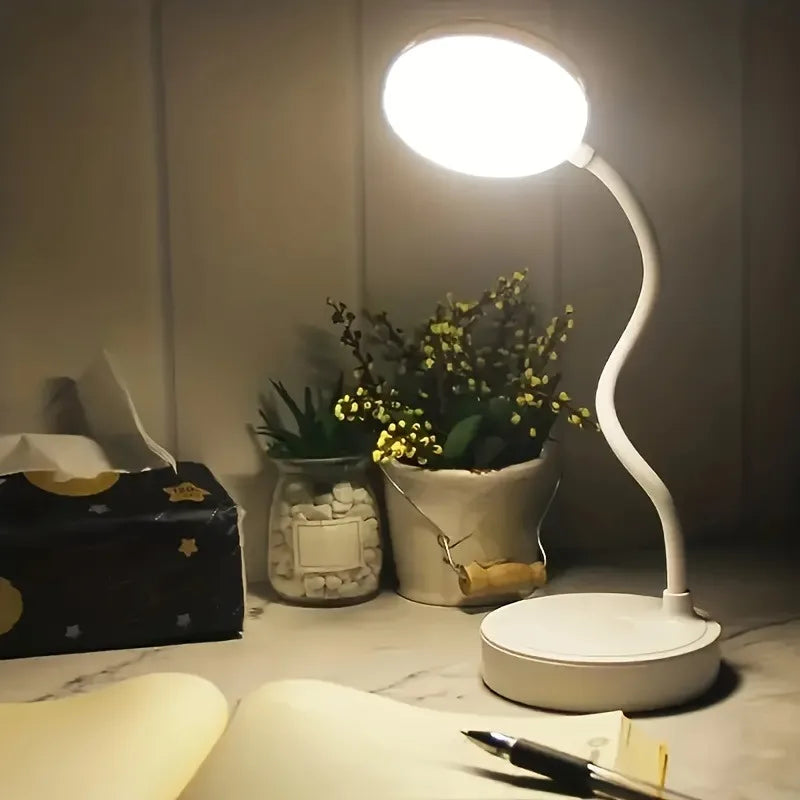 Flexible LED Desk Lamp With Dimmable USB Power Home Office