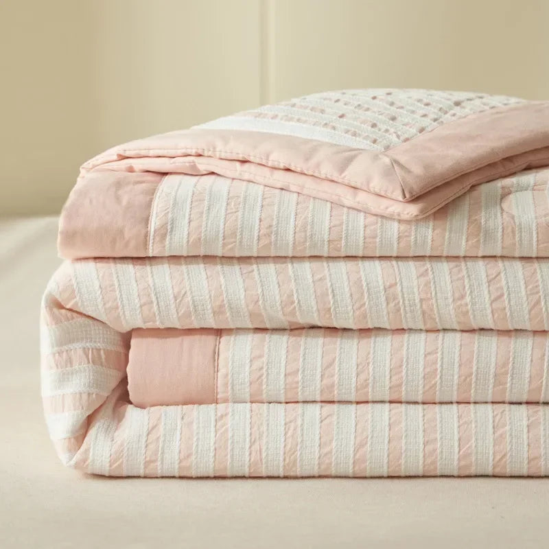 Jacquard Summer Quilt 100 Percent Cotton With Soya Fibre Filling